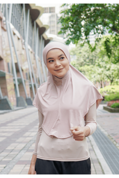 Tasya Hijab Sporty Cream